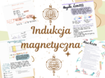 INDUKCJA ELEKTROMAGNETYCZNA - notatka - fizyka