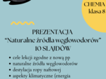 Chemia. Klasa 8. Naturalne źródła węglowodorów. Prezentacja. Nowa podstawa programowa.