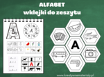 Alfabet - wklejki do zeszytu i plansze