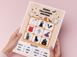 halloween bingo + call cards