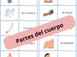 Domino ze słówkami – „Las partes del cuerpo” (części ciała)