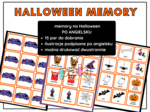Memory, gra na Halloween po angielsku