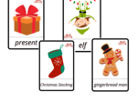Christmas Flashcards Set - Zestaw Kart Świątecznych Obrazkowych
