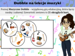 Dobble Muzyczne - instrumenty i znaki muzyczne - lekcja muzyki