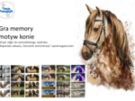 Gra memory - do 30 par pięknych zdjęć koni🐴🐴