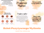 Dzień Pozytywnego Myślenia - gazetka szkolna