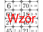 Domino - Tabliczka mnożenia | matematyka