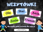 Wizytówki, imiona