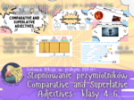 Gotowa, kompletna lekcja o stopniowaniu przymiotników – Comparative & Superlative Adjectives dla klas 4-6 lub 7-8 jako powtórka do Egzaminu ósmoklasisty. Zadania na mówienie.