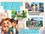 Bezpieczne wakacje - plansze