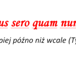 Sentencje - starożytny Rzym: dekoracja
