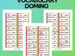 HUMAN RELATED VOCABULARY DOMINO