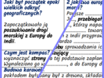 Wielkie odkrycia geograficzne – początek, uwarunkowania i przebieg: notatki i karta pracy