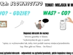 Gra: słownictwo - Miejsca w mieście - język niemiecki