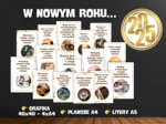 W NOWYM ROKU 2025 - założenia na Nowy Rok - gazetka szkolna