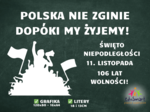 11 LISTOPADA DEKORACJA XXL - POLSKA NIE ZGINIE DOPÓKI MY ŻYJEMY