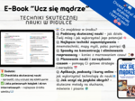 Ucz się mądrze – techniki skutecznej nauki w pigułce -E-Book