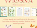 🌼 Język angielski – WIOSNA 45 stron kolorowych kart pracy, które ożywią Twoje lekcje!