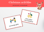 Christmas Activities - Karty z Wyrażeniami Świątecznymi, zestaw obrazkowych kart z podpisami, 18 zwrotów