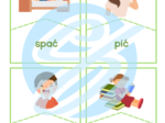 CZASOWNIKI CZĘŚCI MOWY PUZZLE UŁATWIAJĄCE NAUKĘ