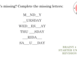 Brainy 4 - Starter Unit Revision