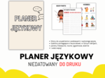 PLANER JĘZYKOWY, NAUKA JĘZYKA, MATURA, EGZAMIN ÓSMOKLASISTY, ORGANIZACJA CZASU