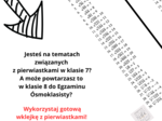 Wklejka - pierwiastki - dla klas 7-8