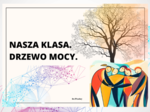Nasza klasa. Drzewo mocy. Materiały pomocnicze- gazetka+prezentacja do celów integracyjnych,moytwujących, wychowawczych zespół klasowy.