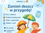 Temat zajęć: „Pomysły na deszczowe dni” . Burza mózgów z dziećmi, co robić w domu, gdy pada deszcz.