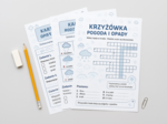 Karta pracy „Rodzaje opadów”