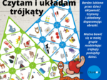 Czytam i układam – trójkąty (układanka niebieska)