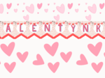 Walentynki - napis