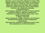 Scenariusze edukacja zdrowotna klasa 7 część 1 (lekcje 1-16) na podstawie programu nauczania proponowanego przez MEN HOLISTYCZNA EDUKACJA PROZDROWOTNA W SZKOLE PODSTAWOWEJ – CIAŁO, UMYSŁ, DUCH. Program nauczania edukacji zdrowotnej dla klas IV-VIII szkoł