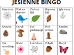 Jesienne bingo