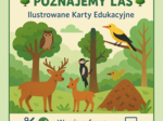 Ilustrowane karty pracy. Dopasuj ilustrację (element lasu) do podpisu.