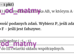 Próbny egzamin ósmoklasisty – MATEMATYKA