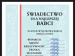 Dzień babci świadectwo