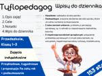 Wpisy do dziennika - Tyflopedagog - propozycje, przykłady