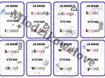 Ortograficzne "Ja mam kto ma?"