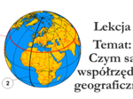 Klasa 6 - Współrzędne geograficzne - prezentacja z ćwiczeniami