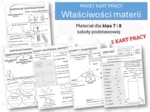 Fizyka 7 i 8. PAKIET KART PRACY. Właściwości materii.
