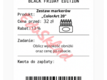 ⭐53 PARAGONY MATEMATYCZNE – BLACK FRIDAY EDITION (różne poziomy trudności / podwójne rabaty/ zamiast kartkówki)