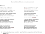 Twórczość Adama Mickiewicza - sprawdzian
