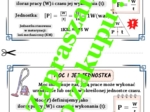 Moc i jej jednostka - wklejka do zeszytu.