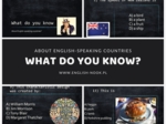 Angielski. What do you know about English-speaking countries?
