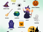 Spooky Halloween Picture Dictionary