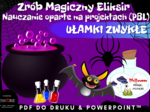 Projekt matematyczny Halloween UŁAMKI ZWYKŁE - Magiczny Eliksir – Nauczanie Oparte na Projektach (PBL) dla kl. 5-8