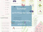 Summer reading & writing activities for kids