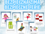 BEZPIECZNA ZIMA / BEZPIECZNE FERIE- Plansze Demonstracyjne