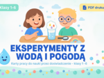 Zestaw kart pracy „Eksperymenty z wodą i pogodą”